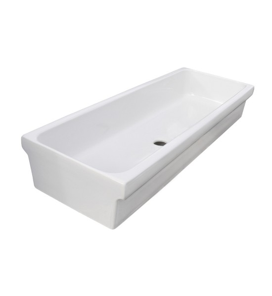 Lavabo Linpha in ceramica a canale...